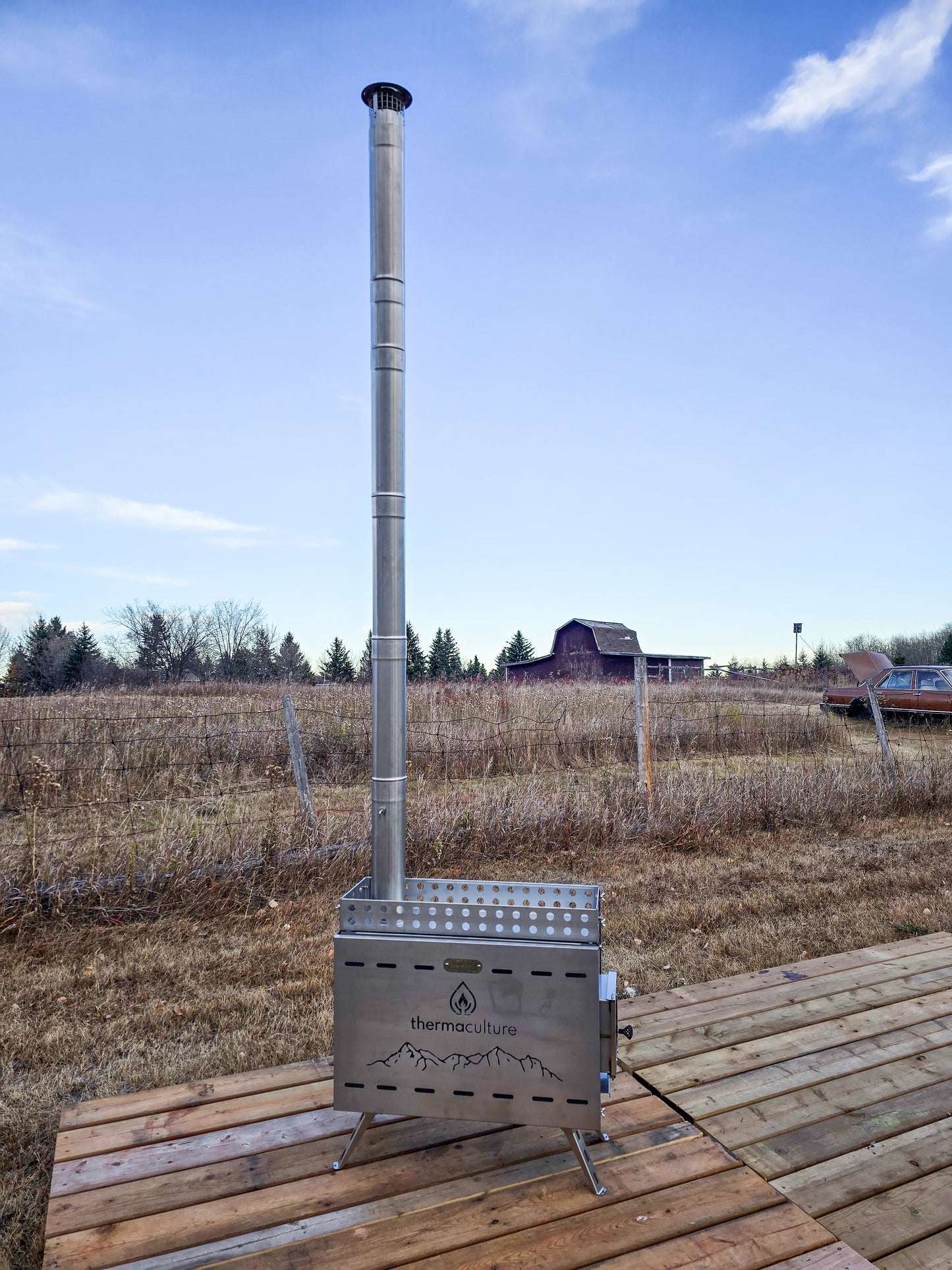 Thermaculture Portable Wood-Fired Sauna Stove (V2)