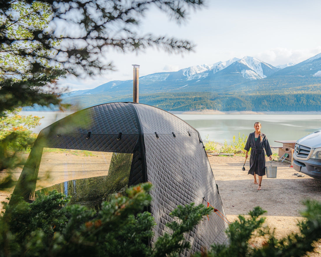 Camping, Connection and the Ritual of Sauna