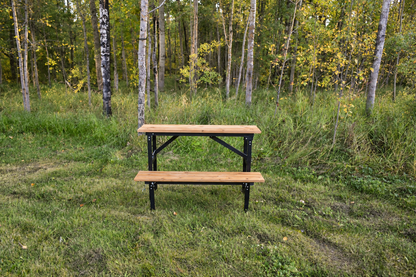 Two-Level Cedar Bench | Portable