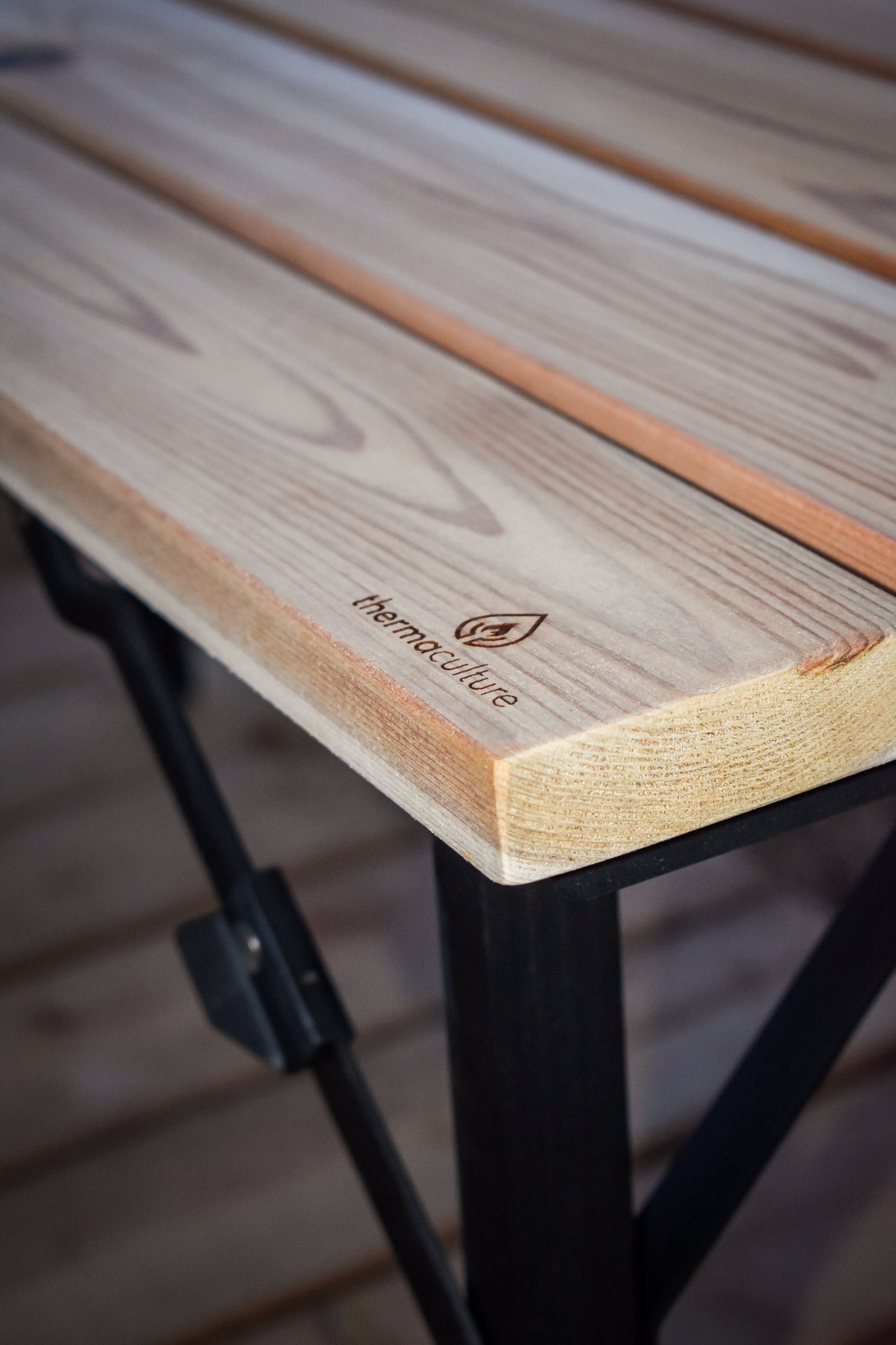 Folding Cedar Sauna Benches