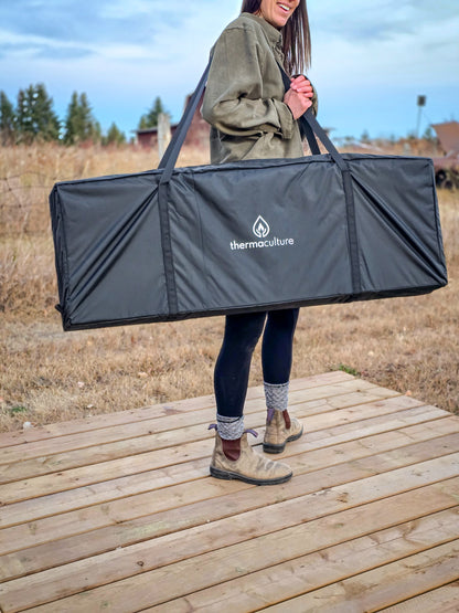 The Core Kit - Sauna Tent, Stove, Benches + Rocks.