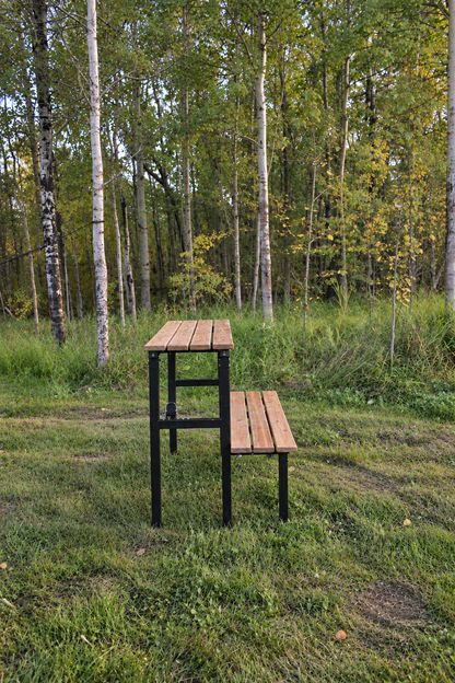 Two-Level Cedar Bench | Portable